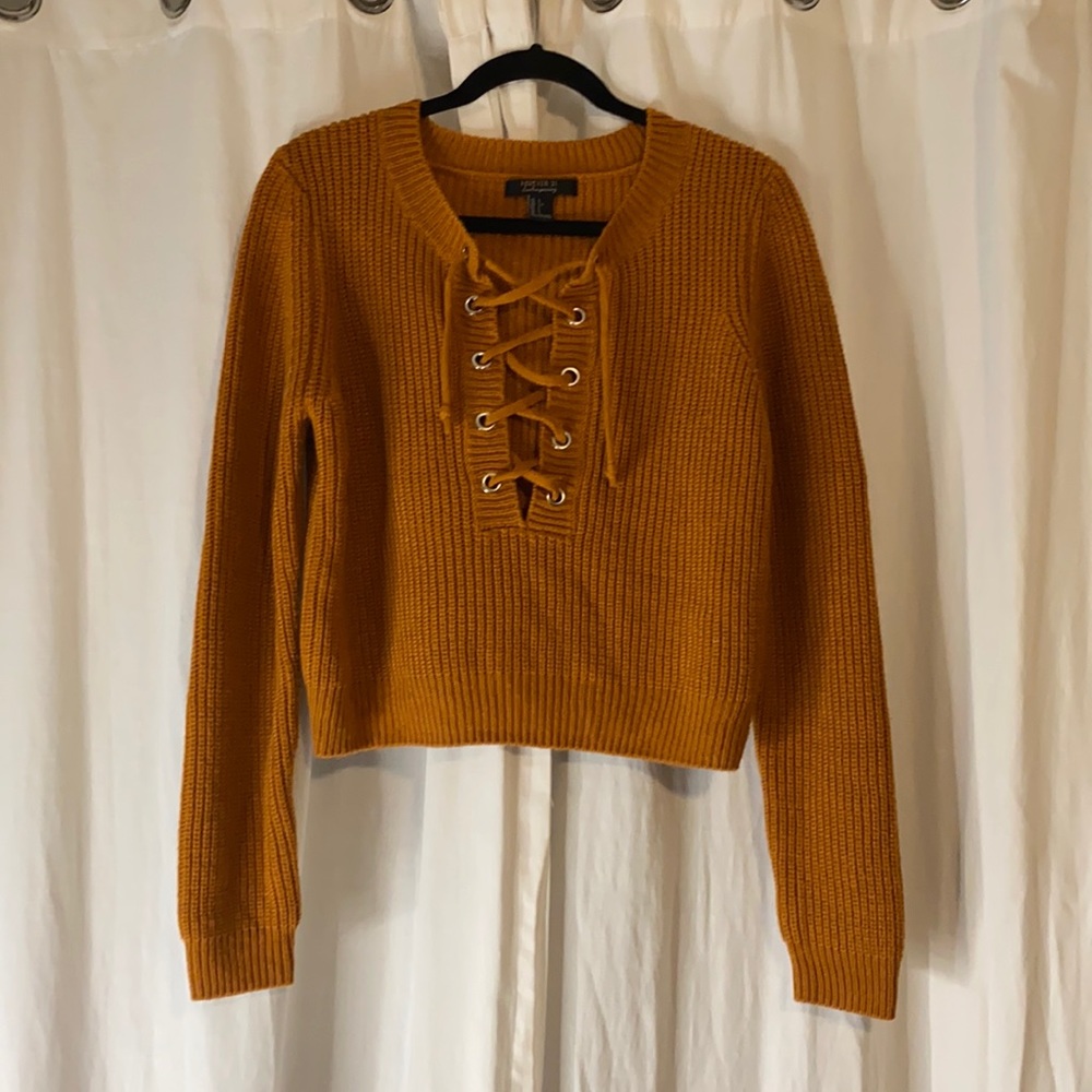 Cropped sweater